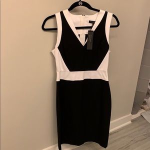 Banana Republic Sloan Black and White Dress Size 6